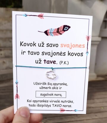 Kovok už savo svajones