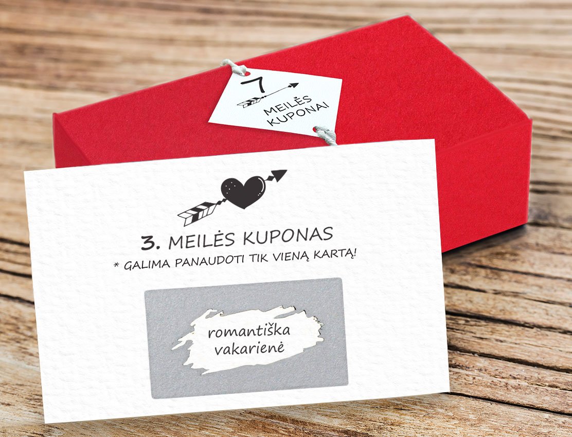 Raudona dėžutė 7 meilės kuponai - Image 4
