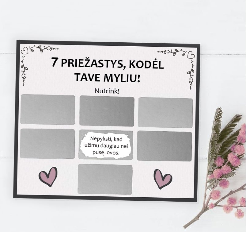 7 priežastys, kodėl tave myliu! 7 priežastys, kodėl tave myliu! - Image 1