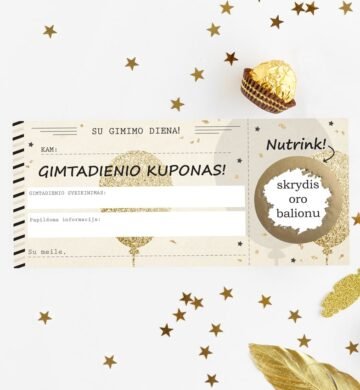 GIMTADIENIO KUPONAS