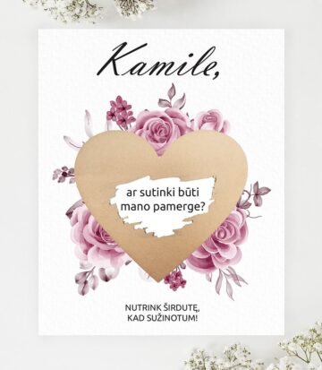 Ar sutinki būti mano pamerge?