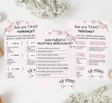 Mergvakario žaidimų rinkinys